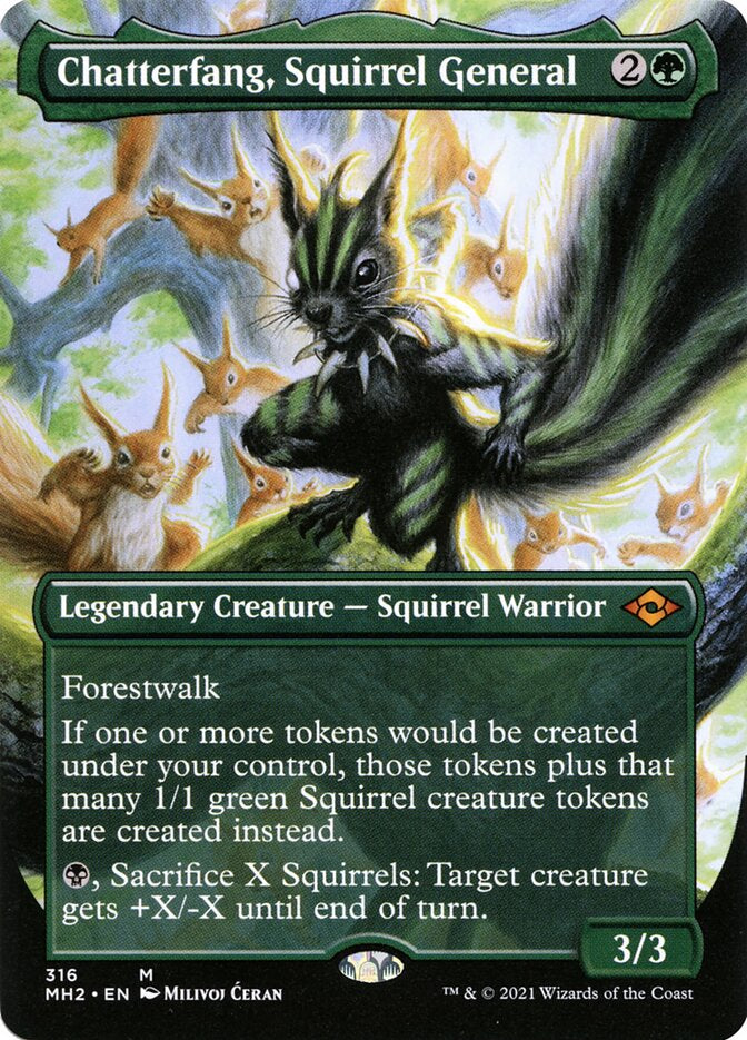 Chatterfang, Squirrel General - Green