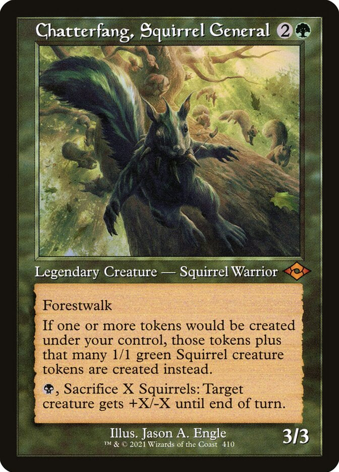 Chatterfang, Squirrel General - Green / Black
