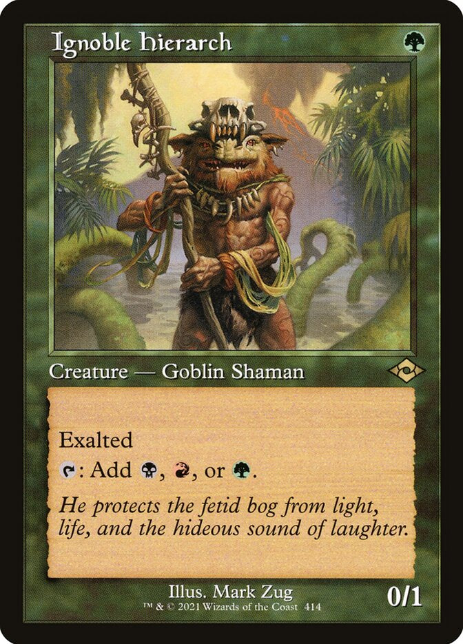Ignoble Hierarch - Green