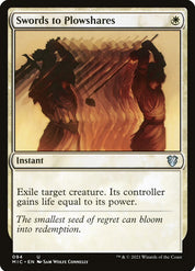Swords to Plowshares - White