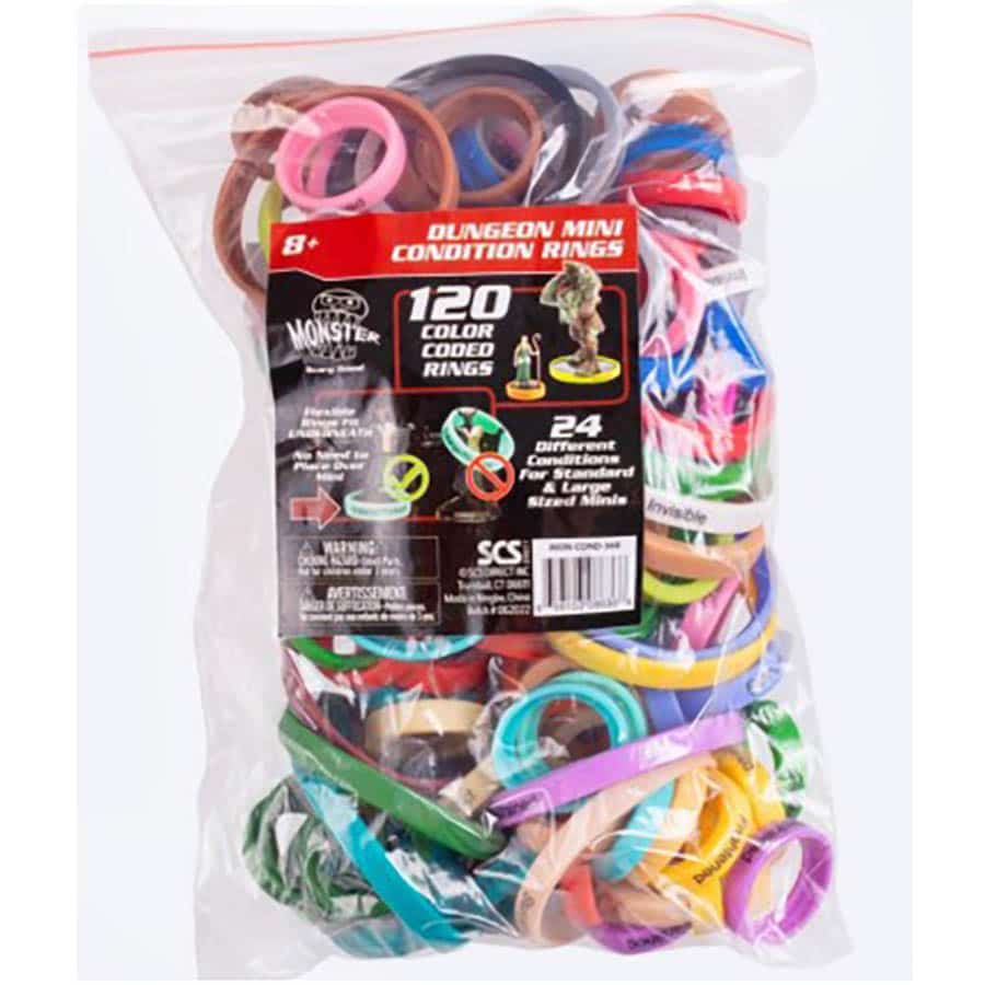 MONSTER CONDITION RINGS: LARGE AND SMALL MINIS (120 BULK)