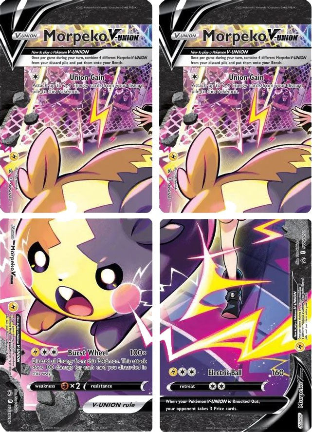 Morpeko V-Union [Set Of 4] SWSH287 - SWSH: Sword & Shield Promo Cards (SWSD)