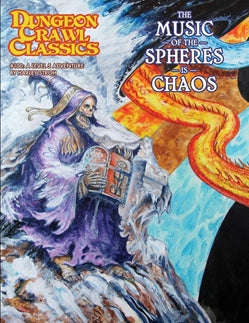 Dungeon Crawl Classics #100: Music of the Spheres is Chaos Boxed Set Bundle (Stretch Goal and Character Folio)