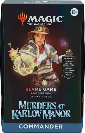 MTG: Murders at Karlov Manor Blame Game Commander Deck