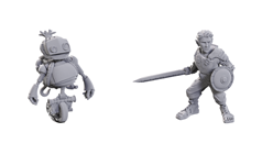 Critical Role Unpainted Minis: Orym of the Air Ashari and Fresh Cut Grass