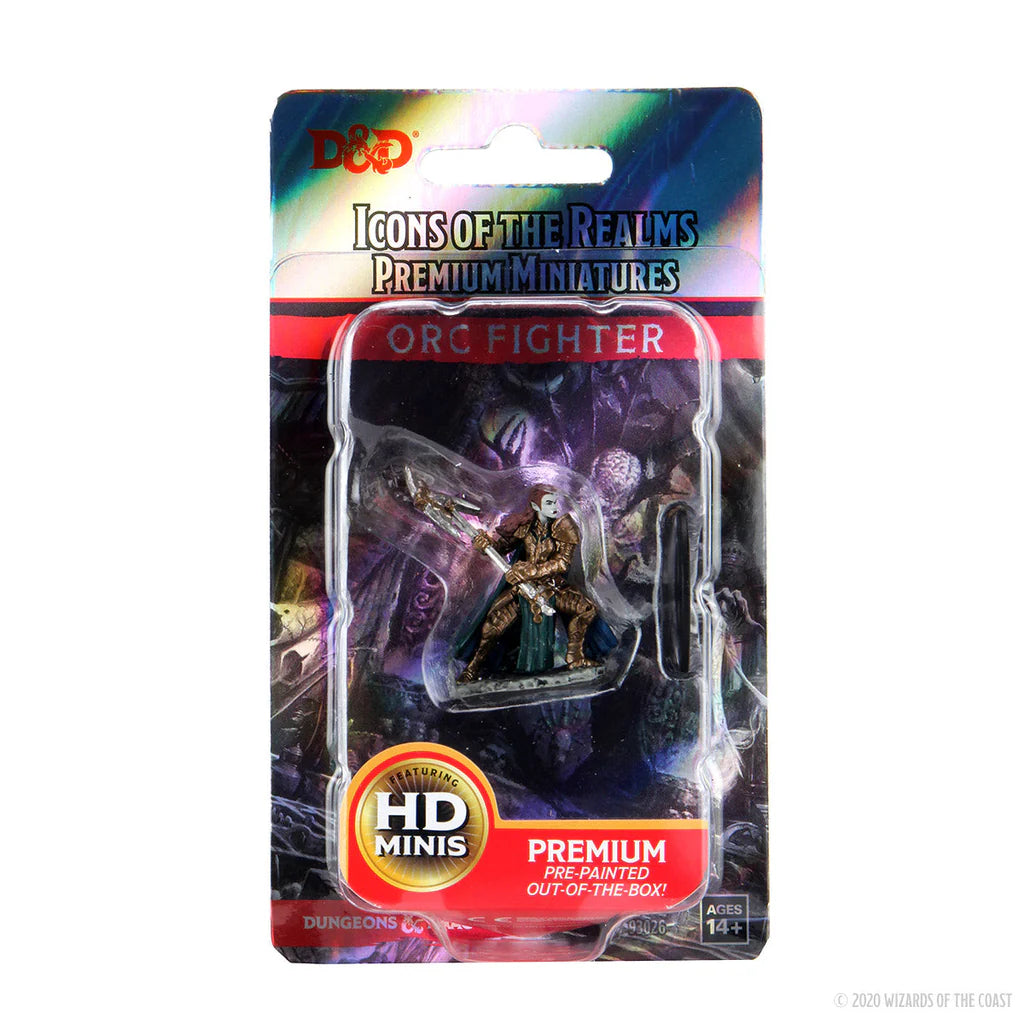 D&D Icons of the Realms: Premium Painted Figure Orc Fighter Female