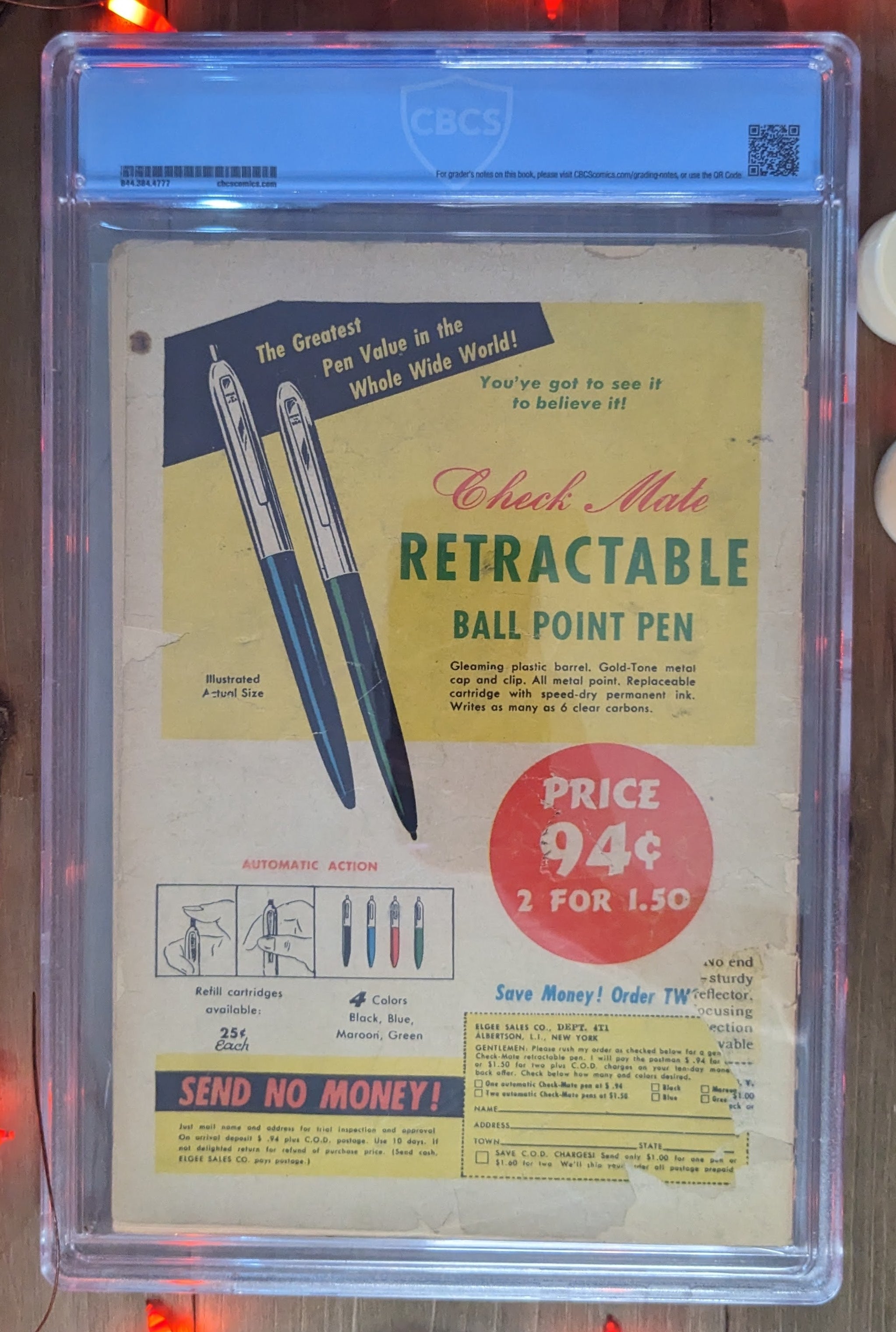 Tormented #1 (1954) | CBCS Graded 1.8