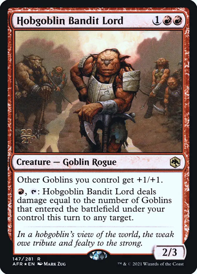 Hobgoblin Bandit Lord - Red