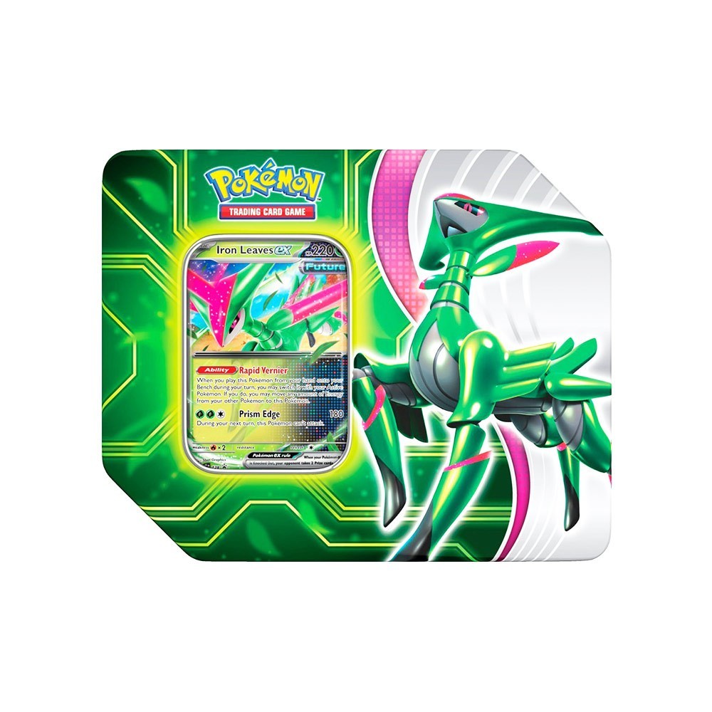 Pokemon: Pardox Clash Tin - Iron Leaves Ex