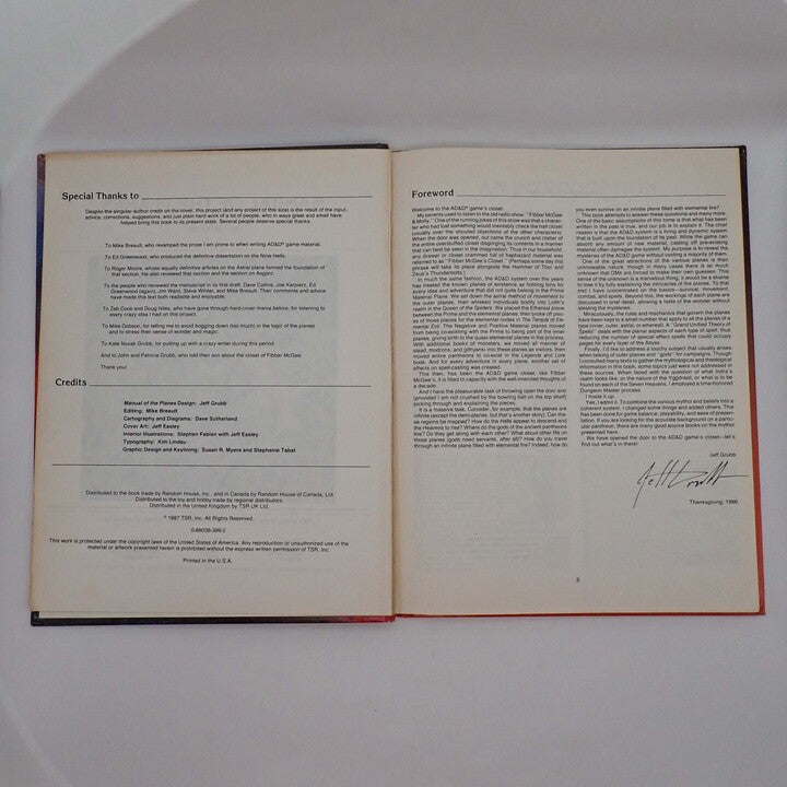 Manual of the Planes - AD&D [Pre-Owned]