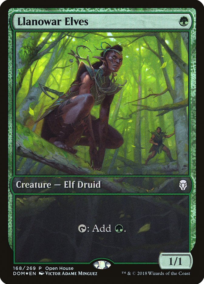 Llanowar Elves - Green