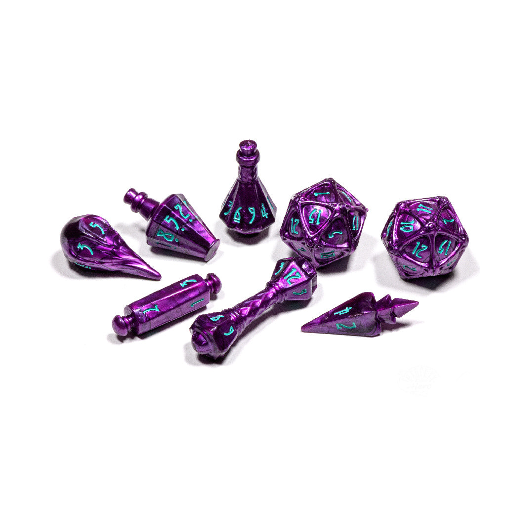 POLYHERO WIZARD 8 DICE SET WIZARDSTONE