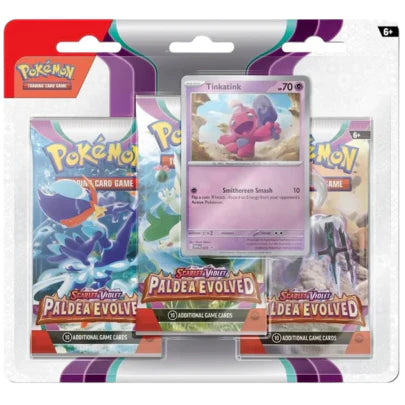 Pokemon Scarlet & Violet Paldea Evolved 3 Pack Blisters