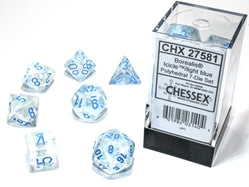 Borealis® Polyhedral Icicle/Light Blue with Luminary Glow 7-Die Set