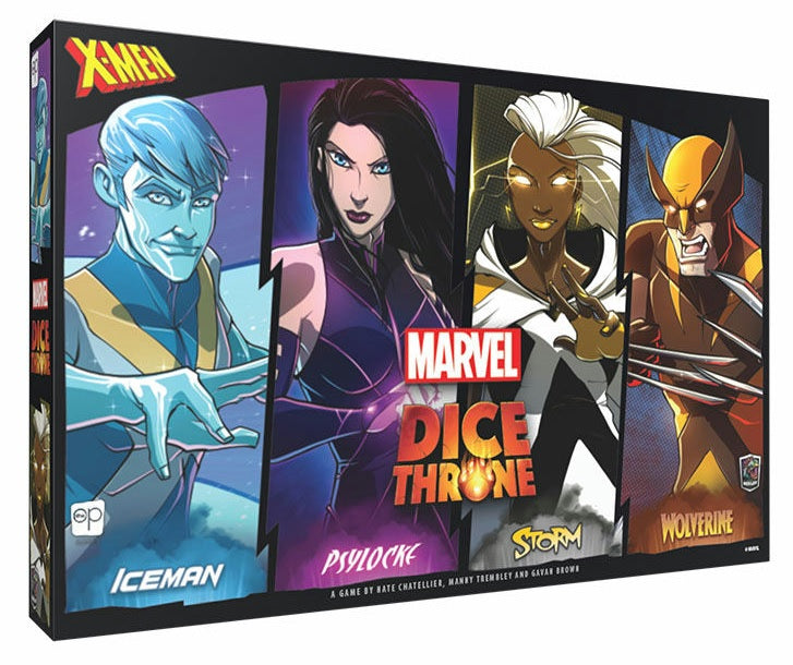 Marvel Dice Throne: X-Men - Iceman, Psylocke, Storm, and Wolverine