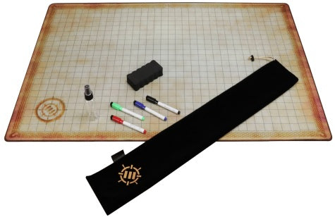 AP ENHANCE TABLETOP DELUXE RUBBER RPG GRID MAT CAMPAIGN KIT