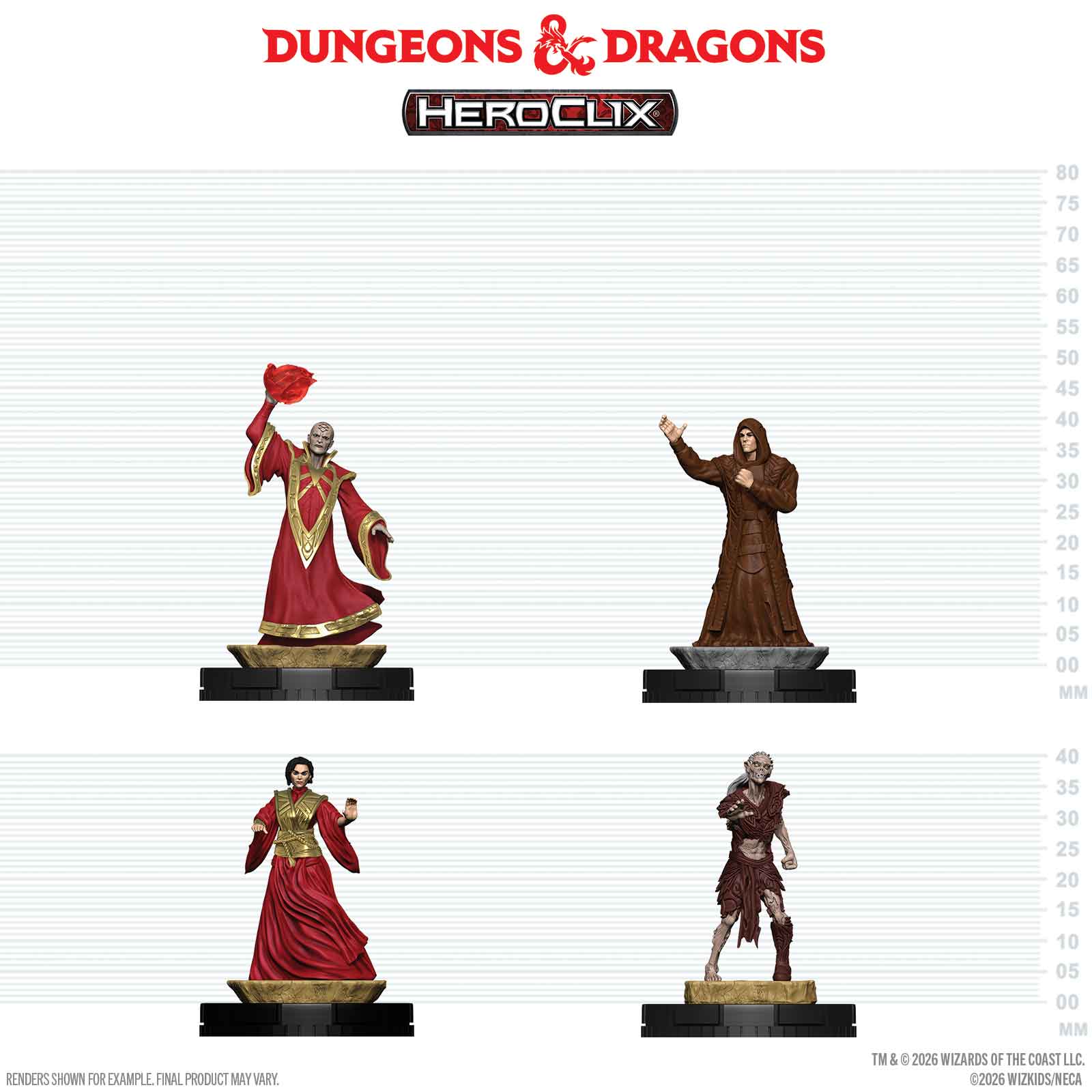 DND HEROCLIX 400: RED WIZARDS OF THAY