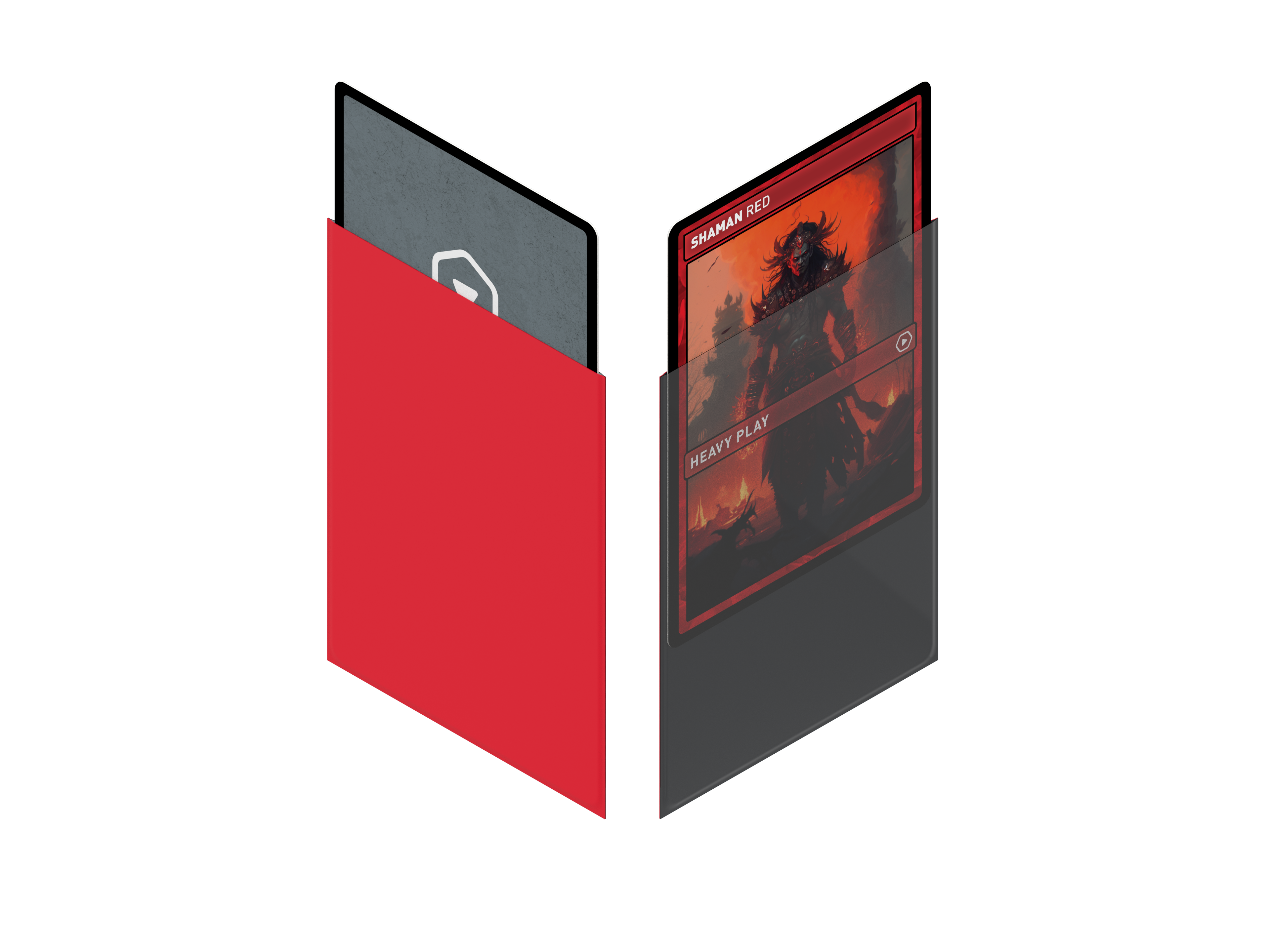 SPIKE SLEEVES: SHAMAN RED (100/40)
