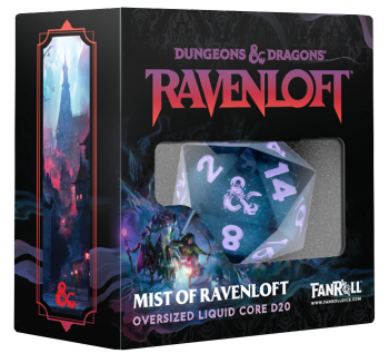 D&D MISTS OF RAVENLOFT OVERSIZED LIQUID CORE D20