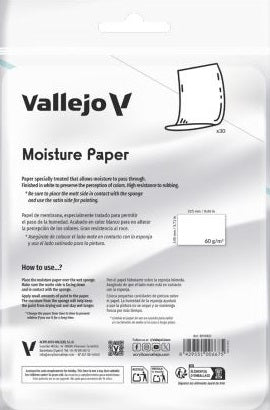 Vallejo: Wet Palette Moisture Paper Sheets