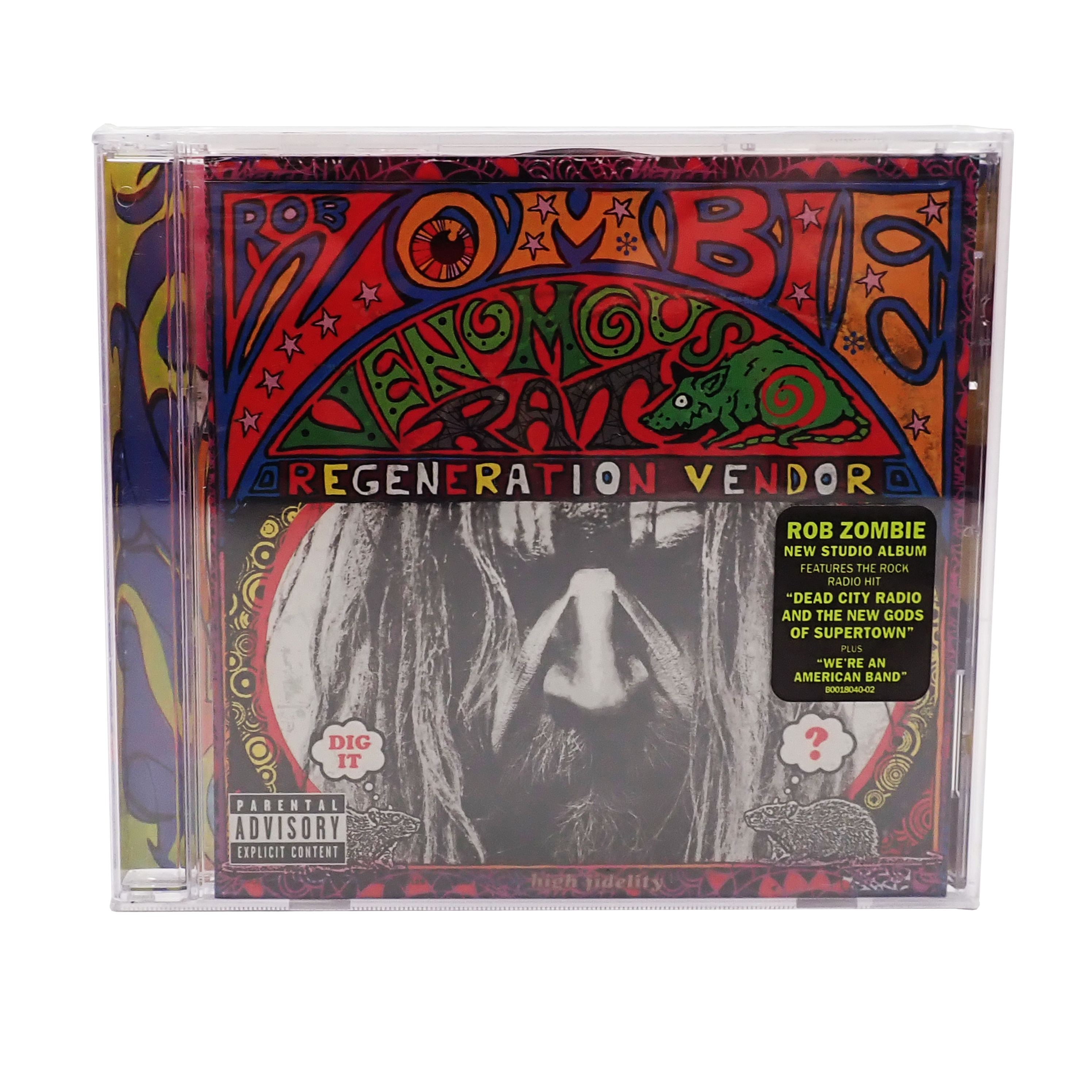 Rob Zombie - Venomous Rat Regeneration Vendor - CD