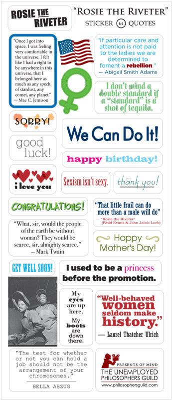 Rosie the Riveter Quotable Notable