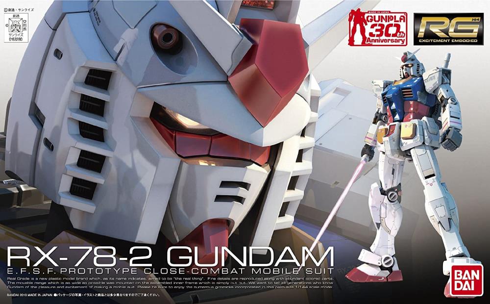 RX-78-2 Gundam - 1/144 Bandai RG 01