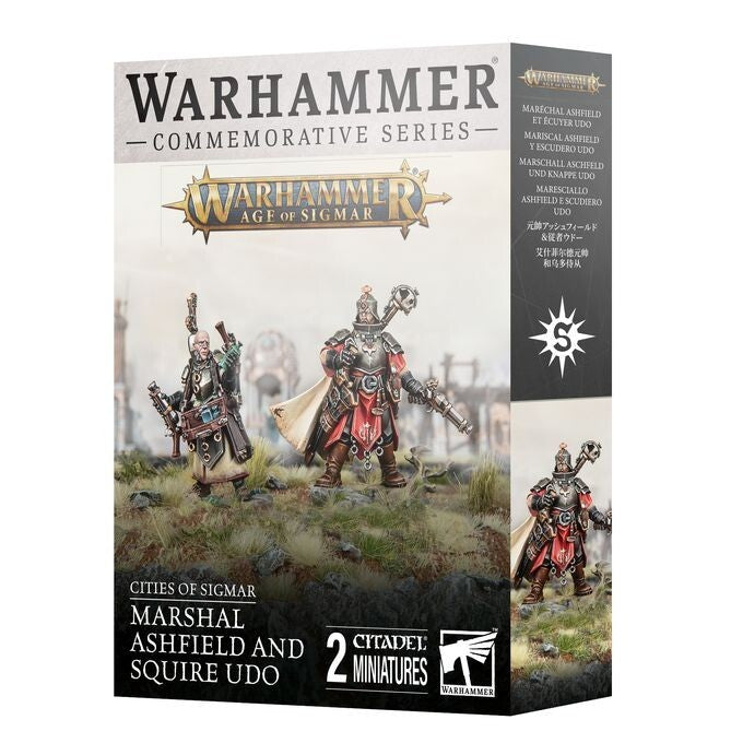 Warhammer Age of Sigmar - Marshal Ashfield and Squire Udo
