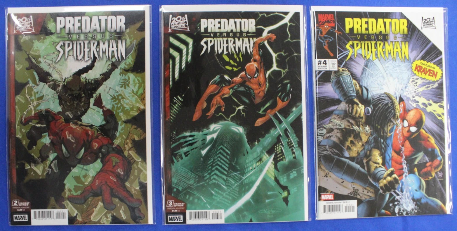 Predator vs. Spider-Man #1-4 & Predator Kills the Marvel Universe #1-5 VF/NM