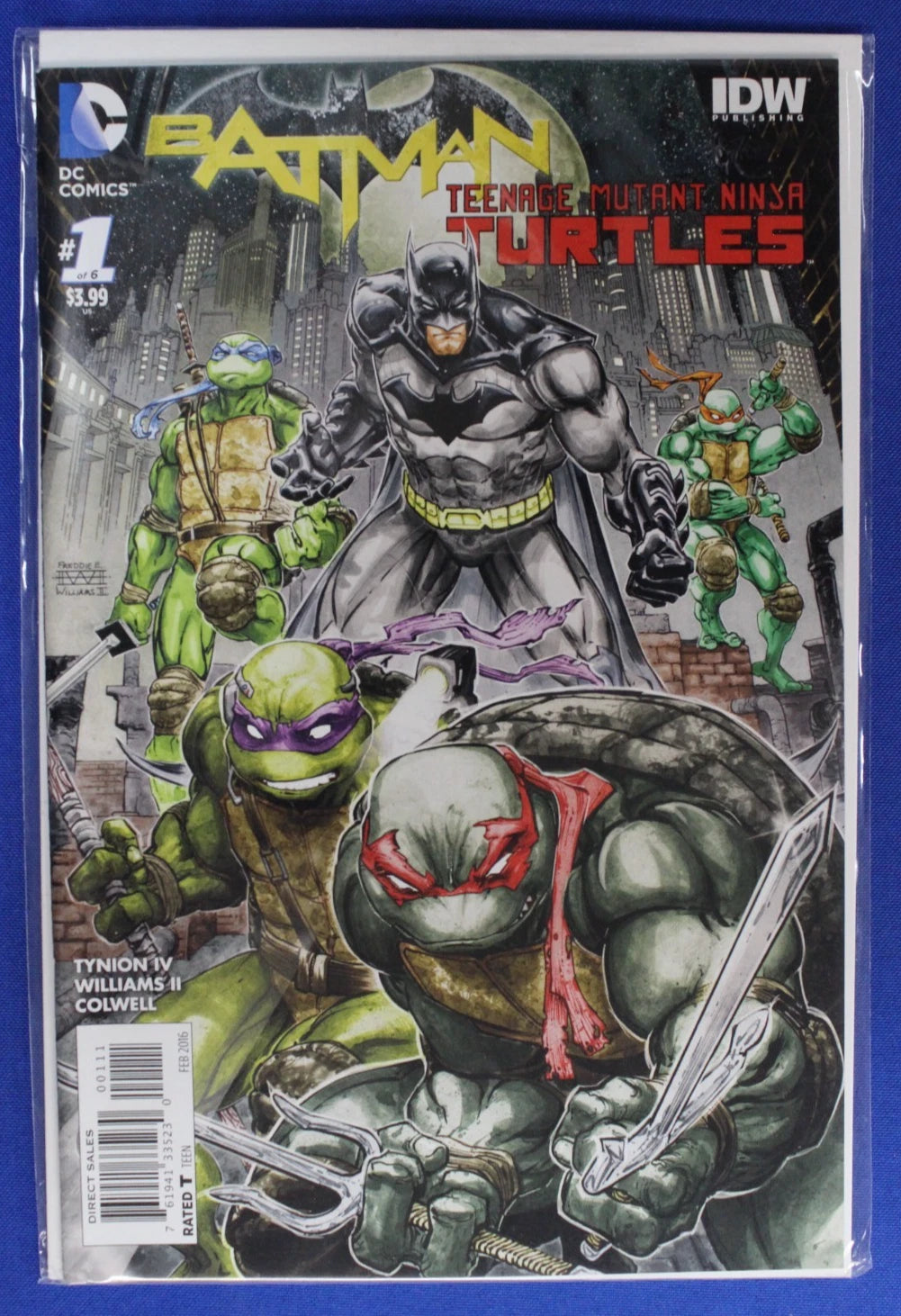 Batman Teenage Mutant Ninja Turtles #1-6 Complete Set VF/NM