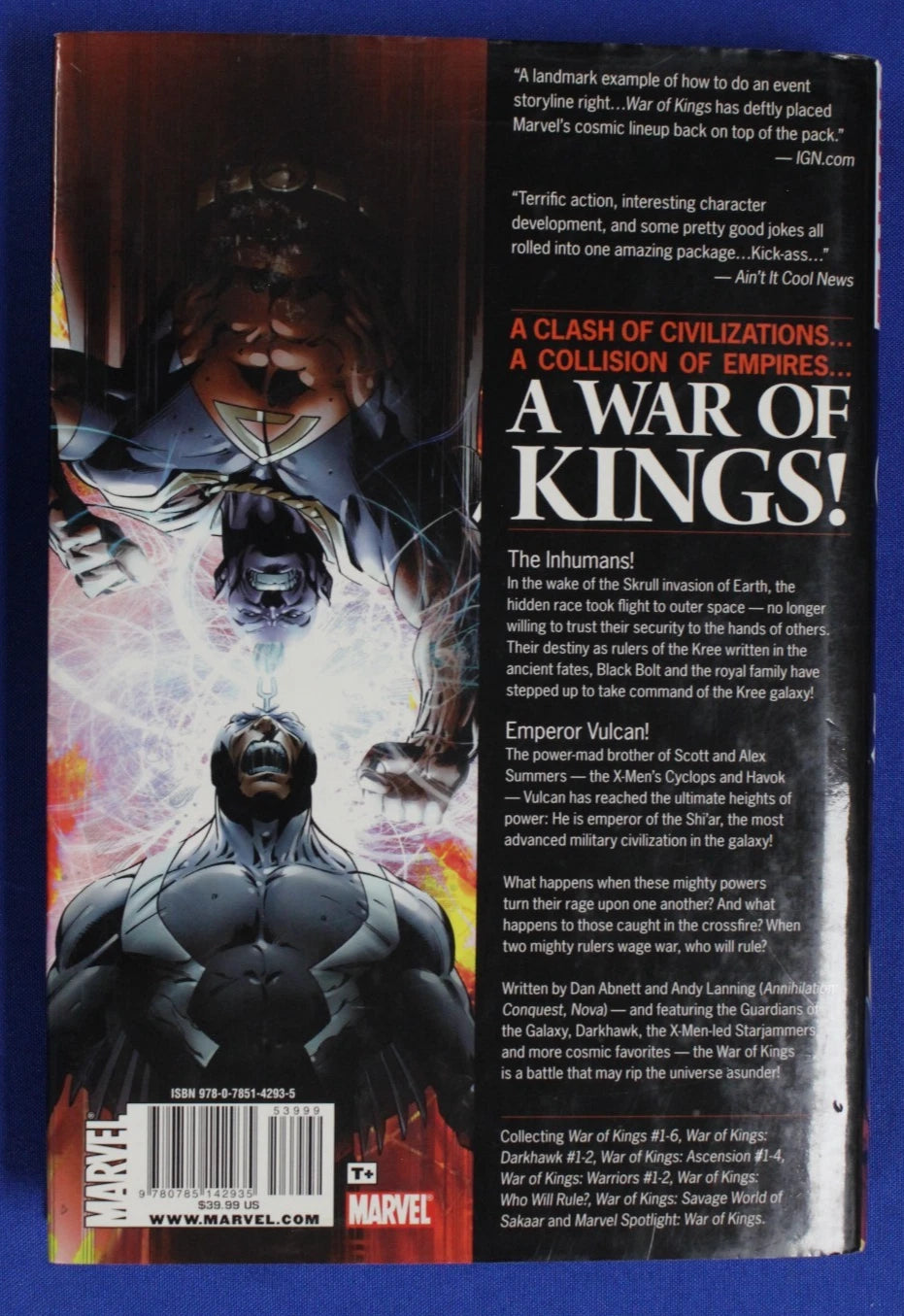 Marvel Comics 2009 War of Kings Omnibus Hardcover