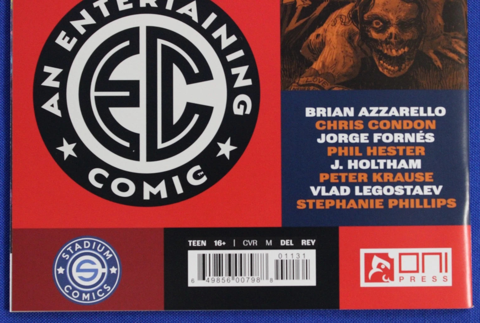 EC Epitaphs From the Abyss #1 Stadium Vanesa R Del Rey Variant VF/NM