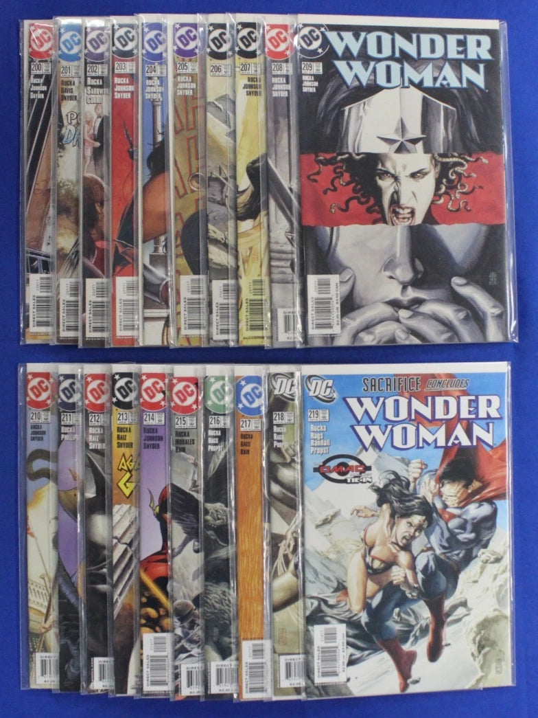 Wonder Woman #200-219 Lot of 20 VF-VF/NM