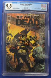 The Walking Dead Deluxe #1 Black Foil Variant CGC 9.8 NM/M