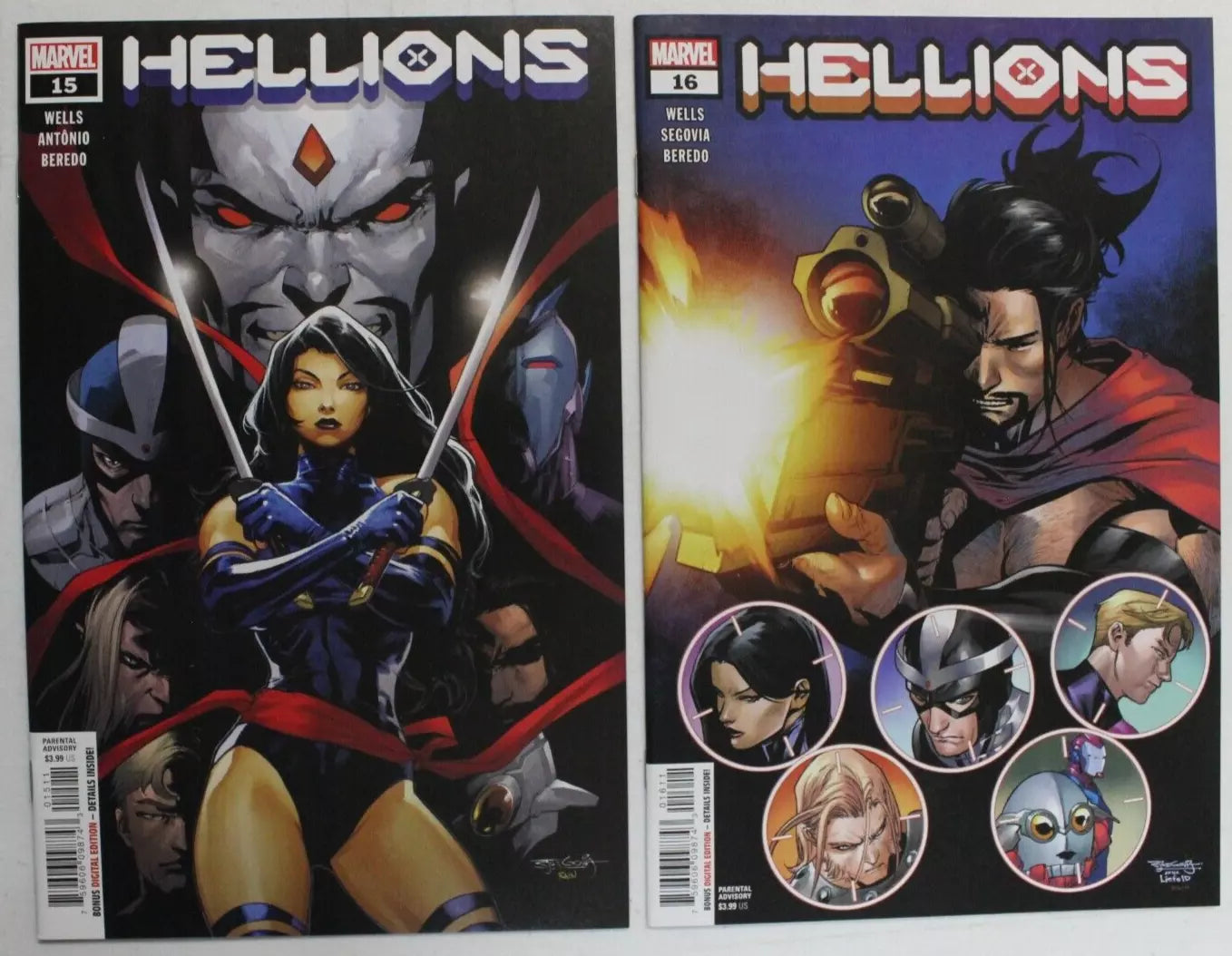 Hellions #1-18 Complete Set
