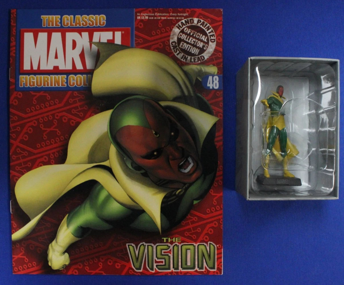 Eaglemoss Classic Marvel Collection The Vision Lead Figurine & Magazine #48