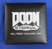 Doom Eternal Hell Priest Challenge Coin 4.5 Inch Diameter