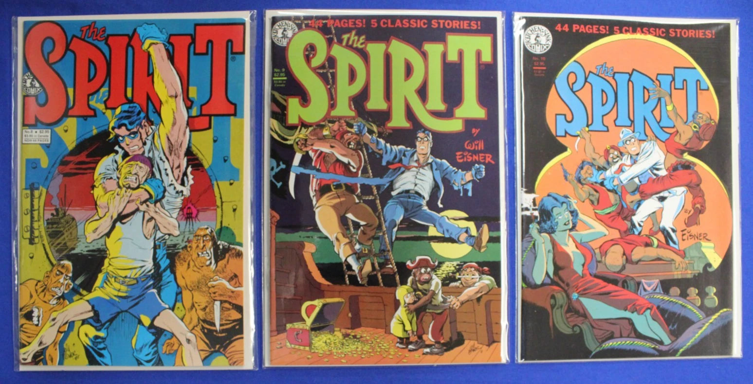 The Spirit #1-29 Lot of 27 (Missing 12 & 15) FN-VF