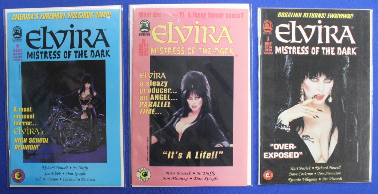 Elvira Mistress of the Dark #1-5, 7-17, 19-24, & 26-33 Lot of 30 VF-VF/NM
