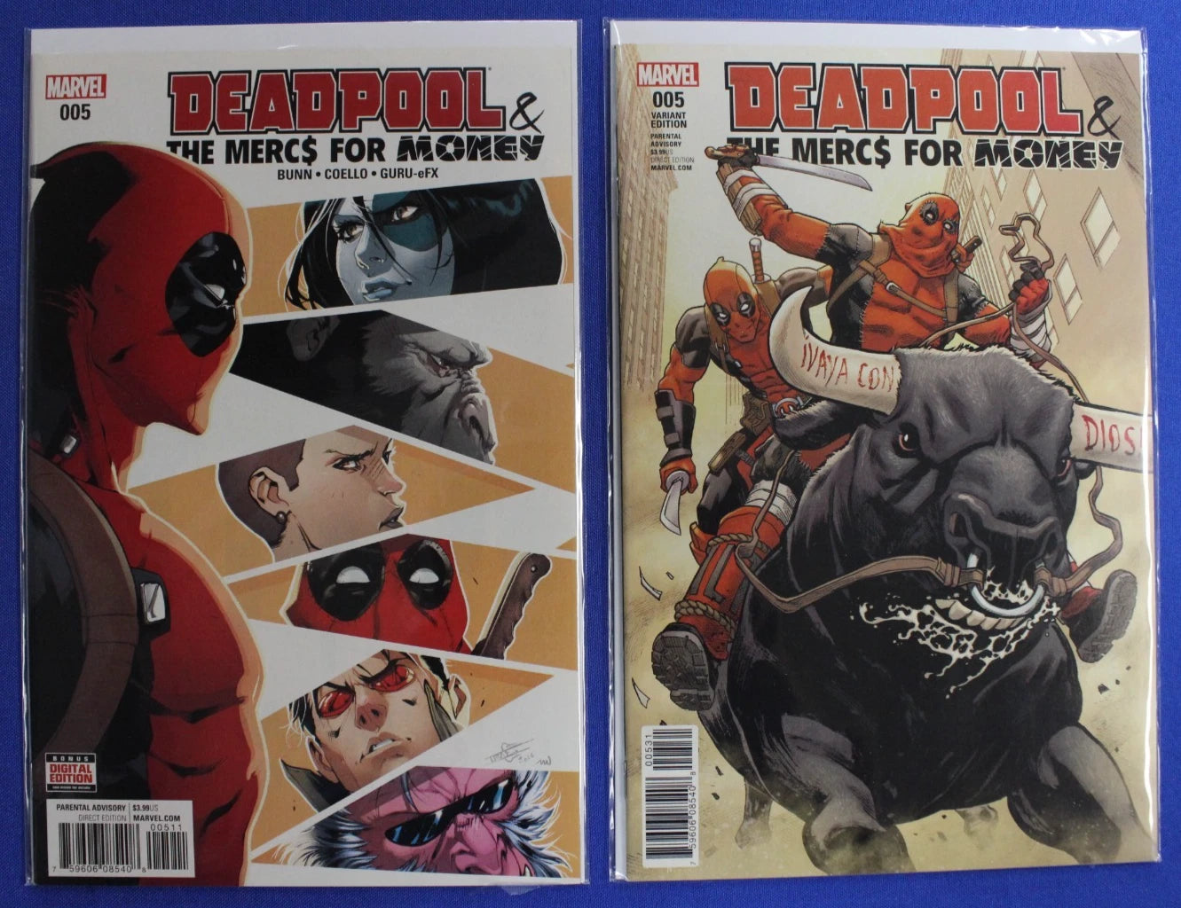 Deadpool Mercs for Money #1-5 & 1-10 Complete Sets Lot of 22 VF-VF/NM