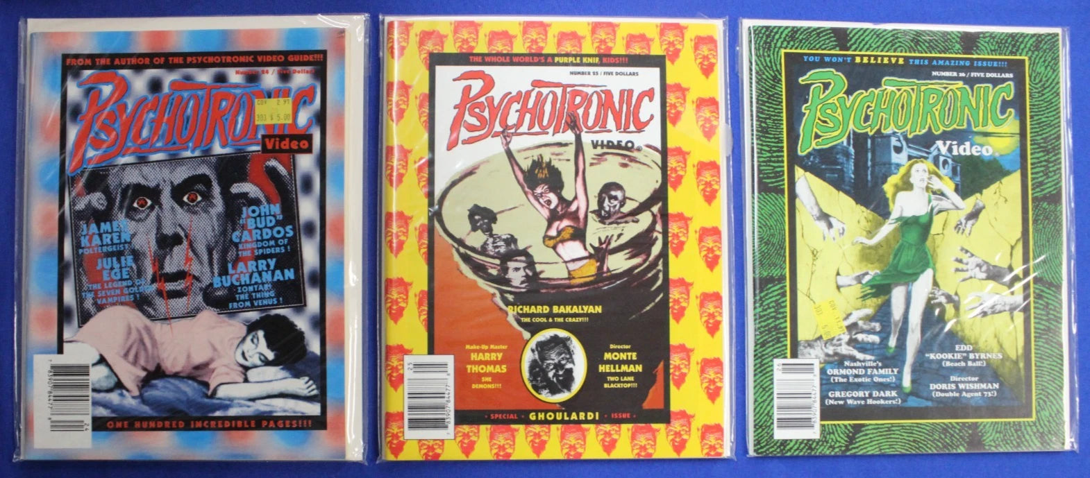 Psychotronic Magazine Lot of 15 FN-VF
