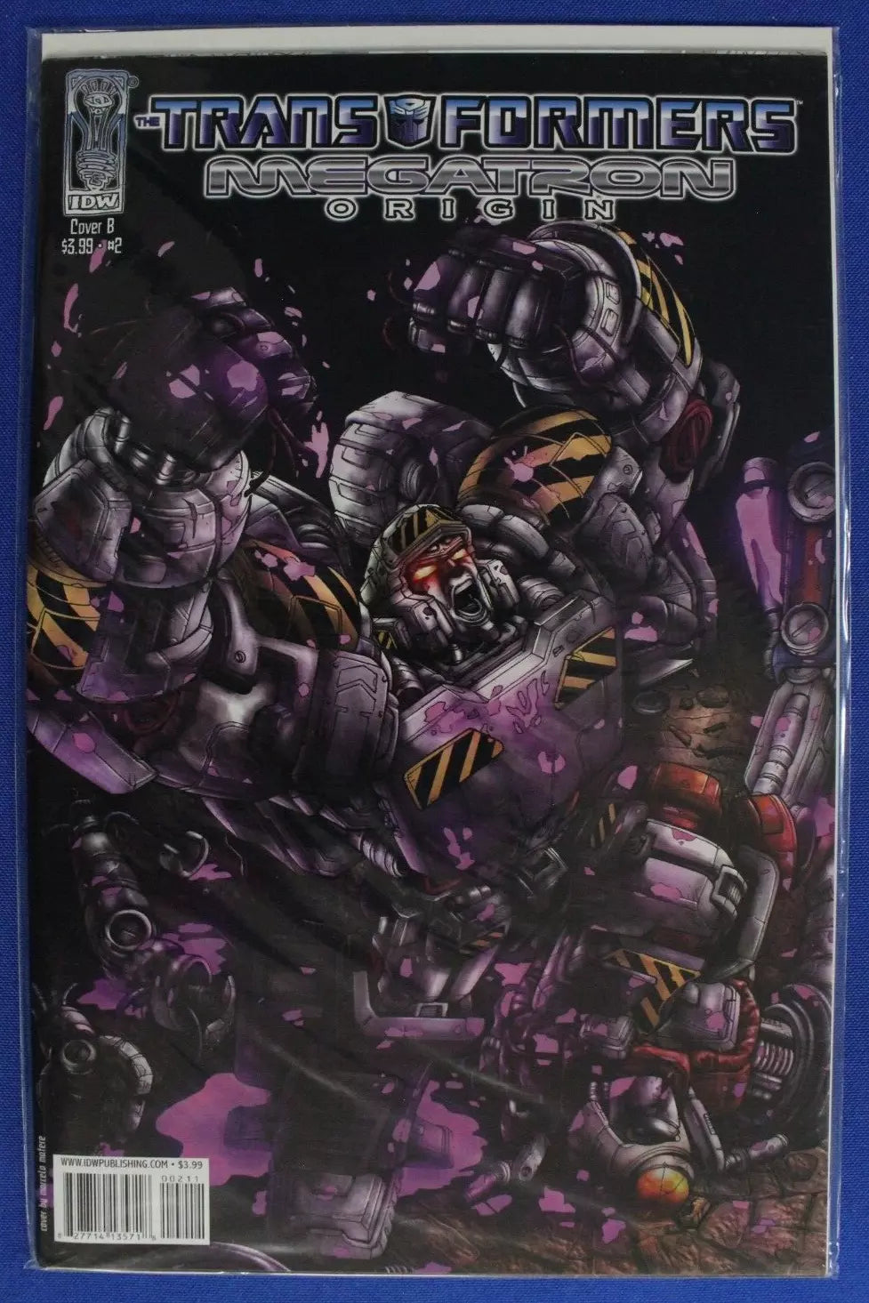 Transformers Megatron Origin 2 3 4 Near Complete Set B Covers VF/NM