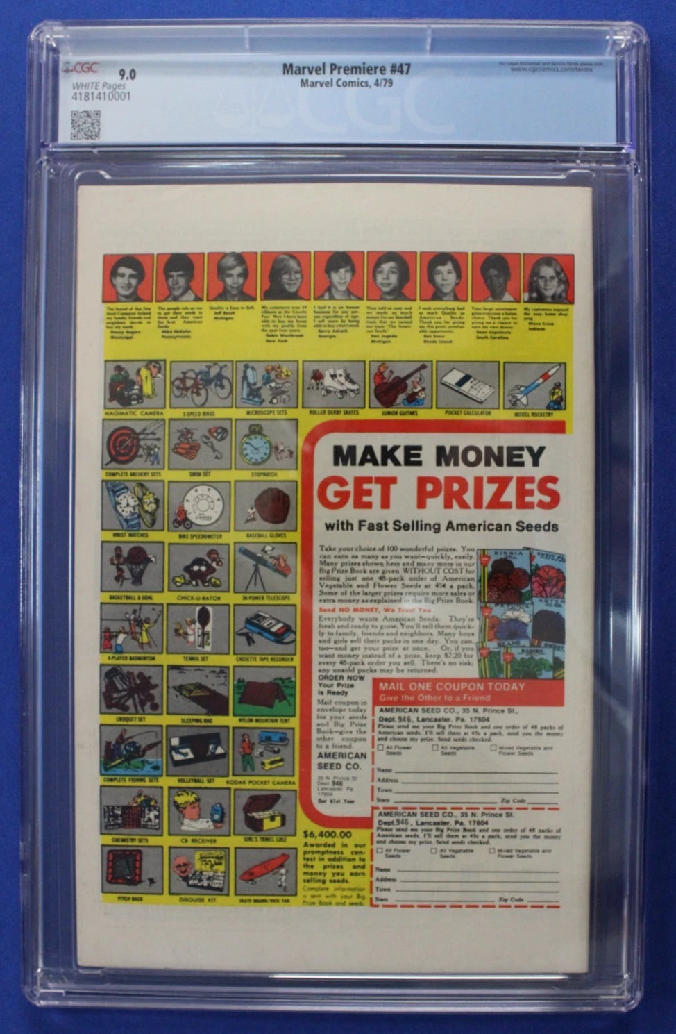 Marvel Premiere #47 CGC 9.0