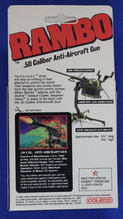 Coleco 1986 Vintage Rambo Toy Weapons Lot Complete in Box