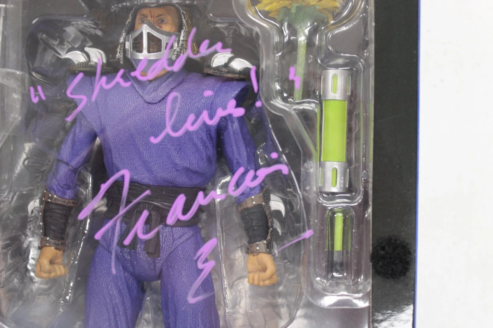 TMNT II Secret of the Ooze Ultimate Shredder Figure SIGNED by Francois Chau
