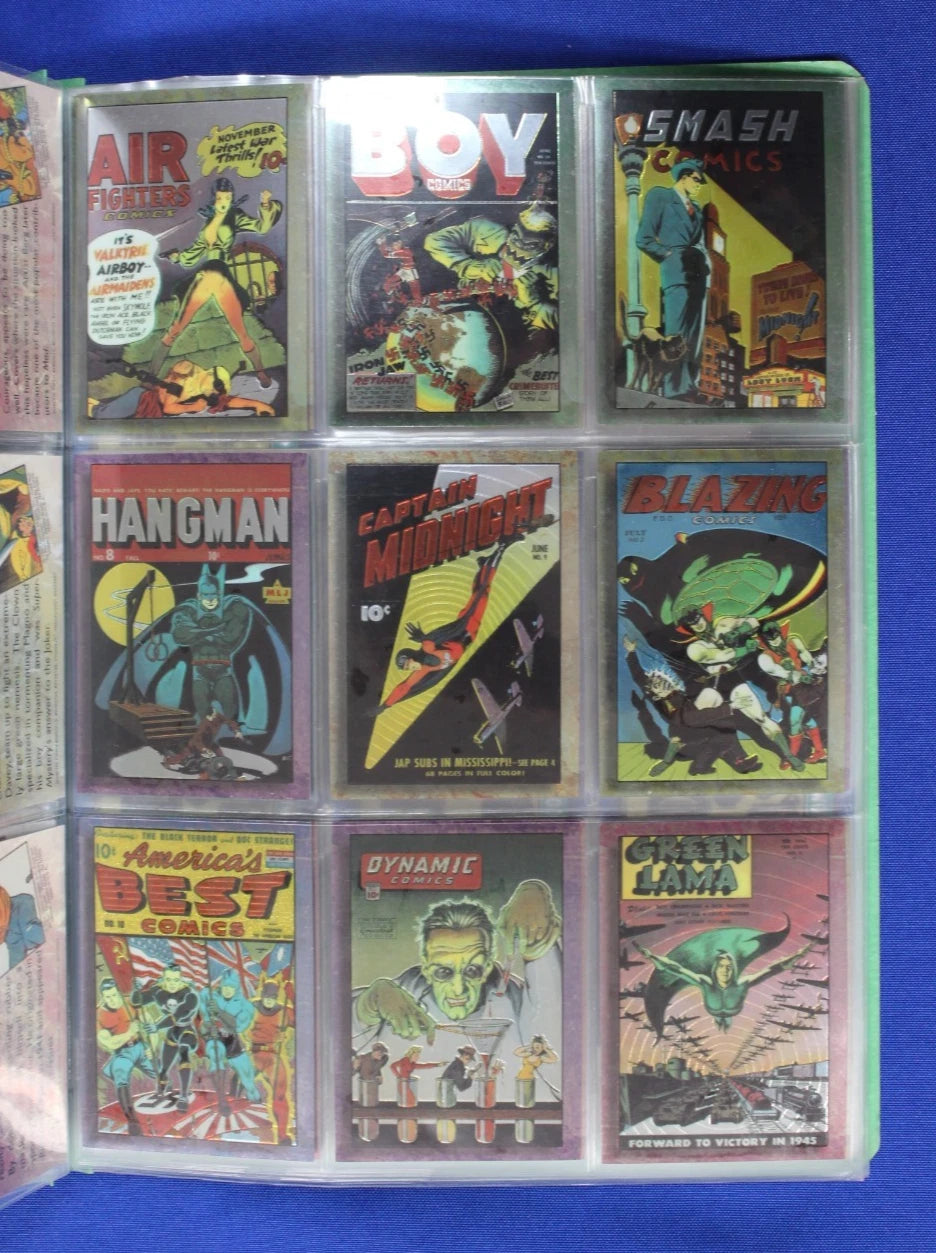 Comics Images 1995 The Golden Age of Comics Chromium Cards Set of 102 Cards
