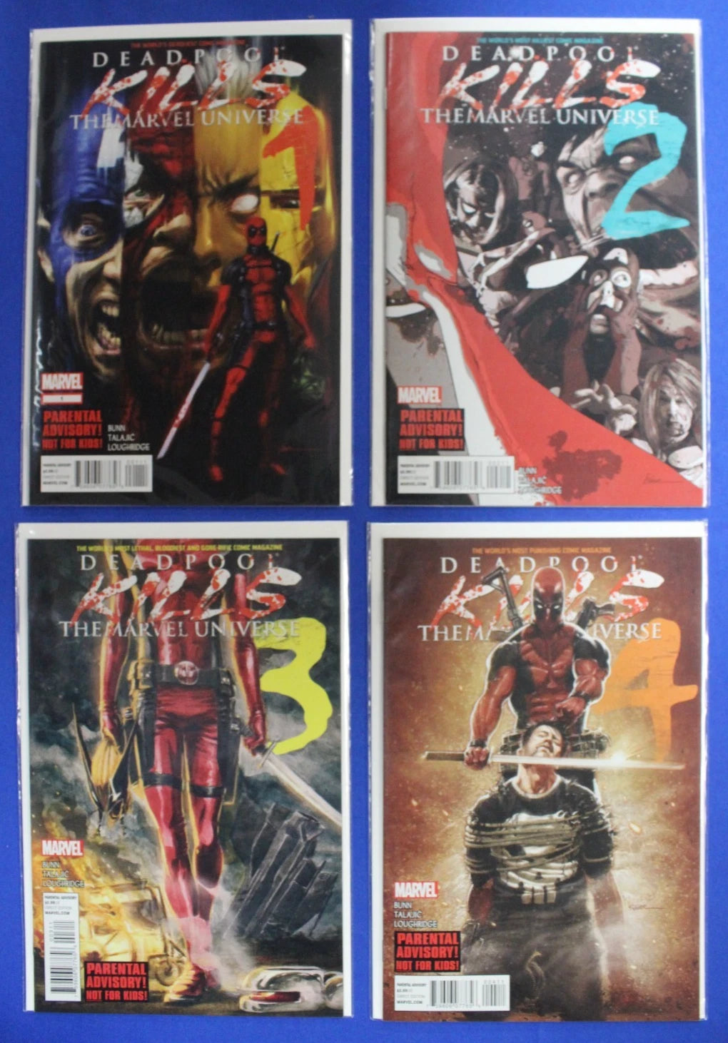 Deadpool Kills the Marvel Universe #1-4 Complete Set VF-VF/NM