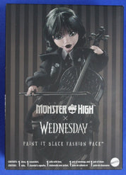 Monster High x Wednesday Paint it Black Fashion Pack Figure