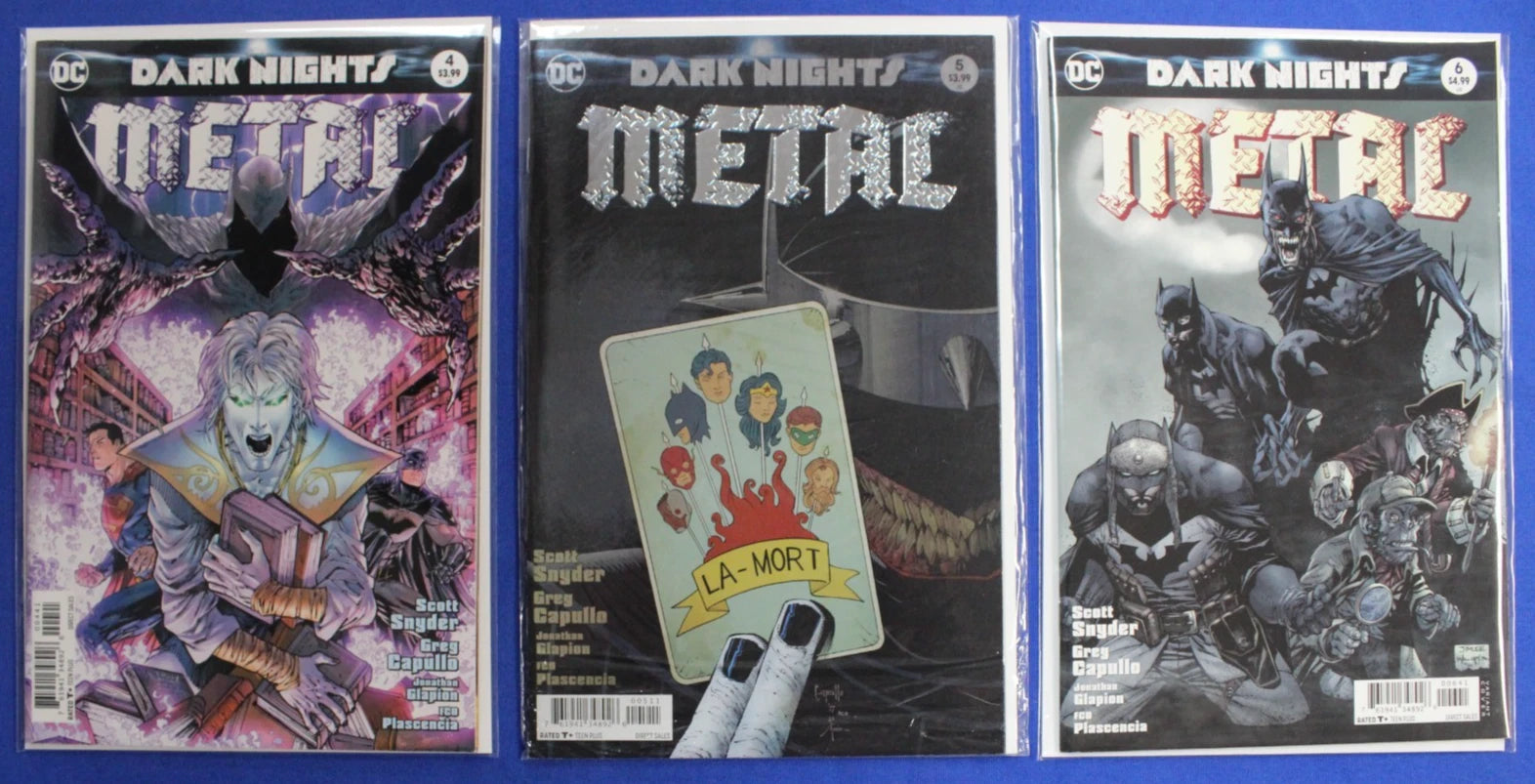 Dark Nights Metal #1-6 + Tie-Ins Complete Set Lot of 18 VF-VF/NM