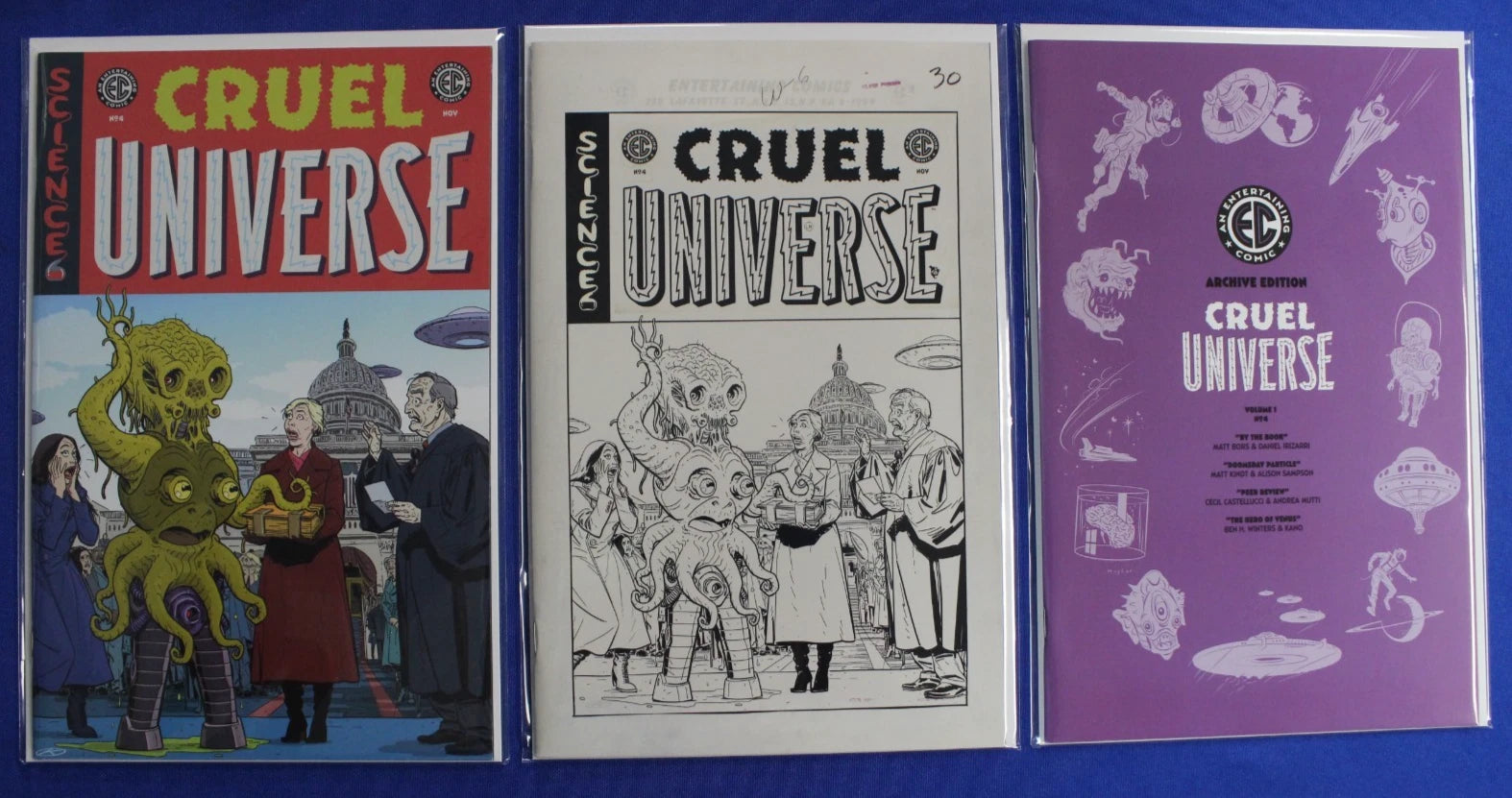 EC Cruel Universe #1-5 Complete Set + Tons of Variants Lot of 21 VF/NM
